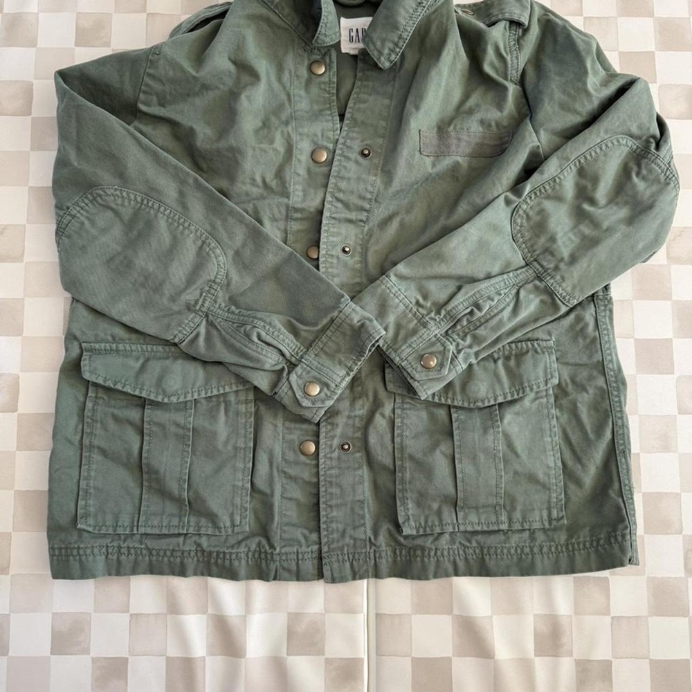 GAP Women's Green Military Field Jacket
